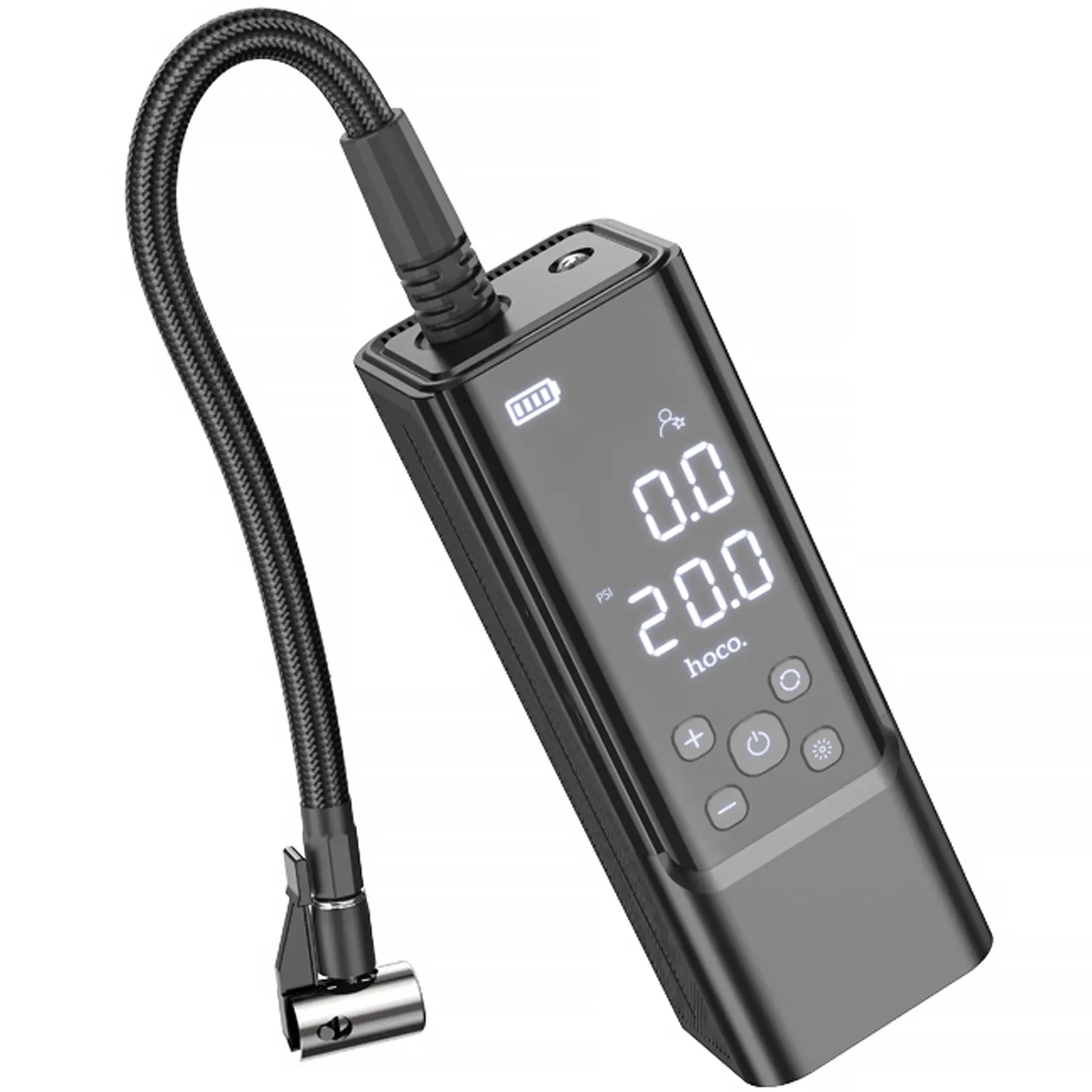 Уценка Автомобильный насос Hoco ZP7 Maddy smart (5000 mAh), Мятая упаковка / Black 2, купить оптом с доставкой