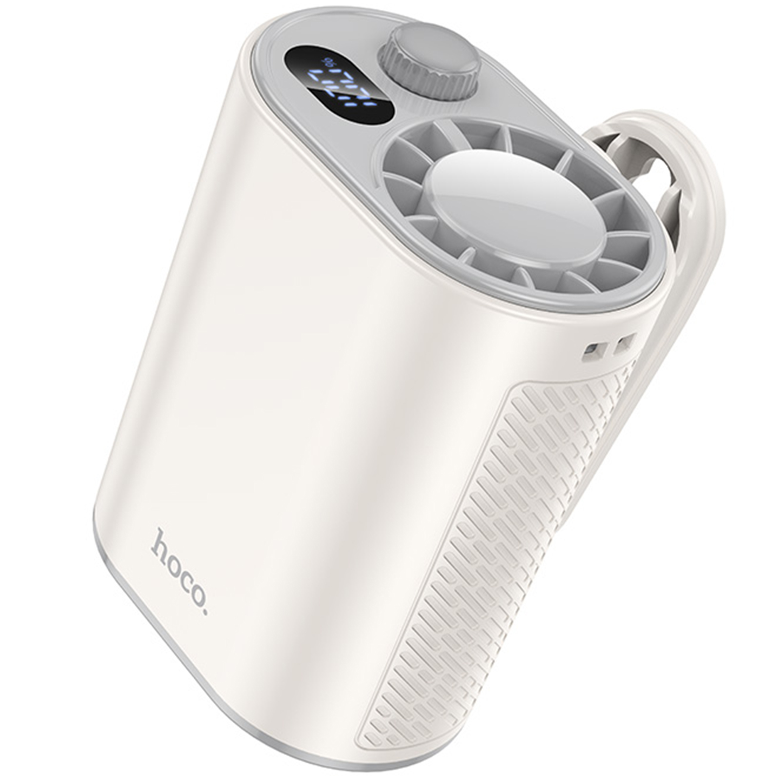 Портативный вентилятор Hoco HX609 handheld folding fan 3600 mAh, White, купить оптом с доставкой