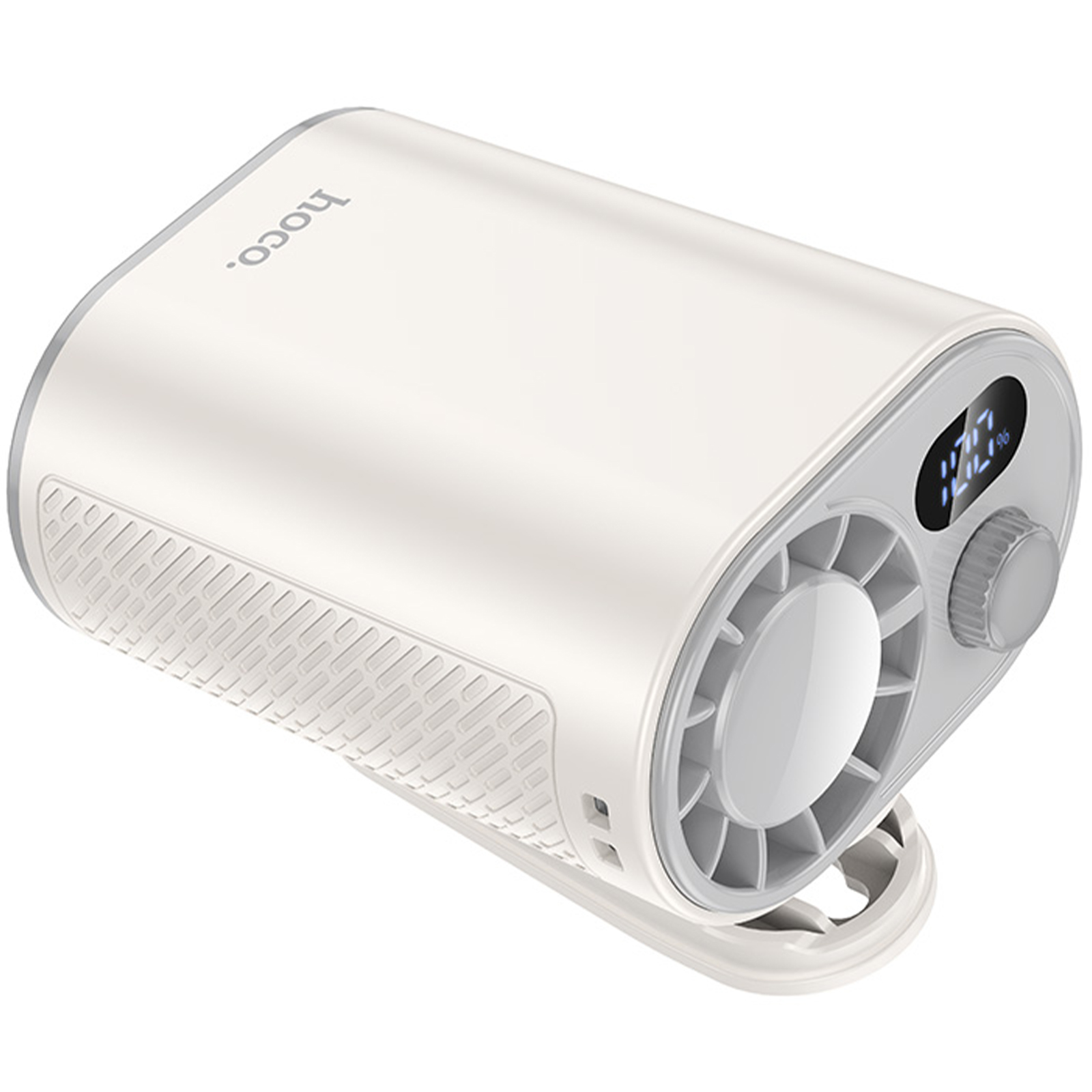 Портативный вентилятор Hoco HX609 handheld folding fan 3600 mAh, White 2, купить оптом с доставкой