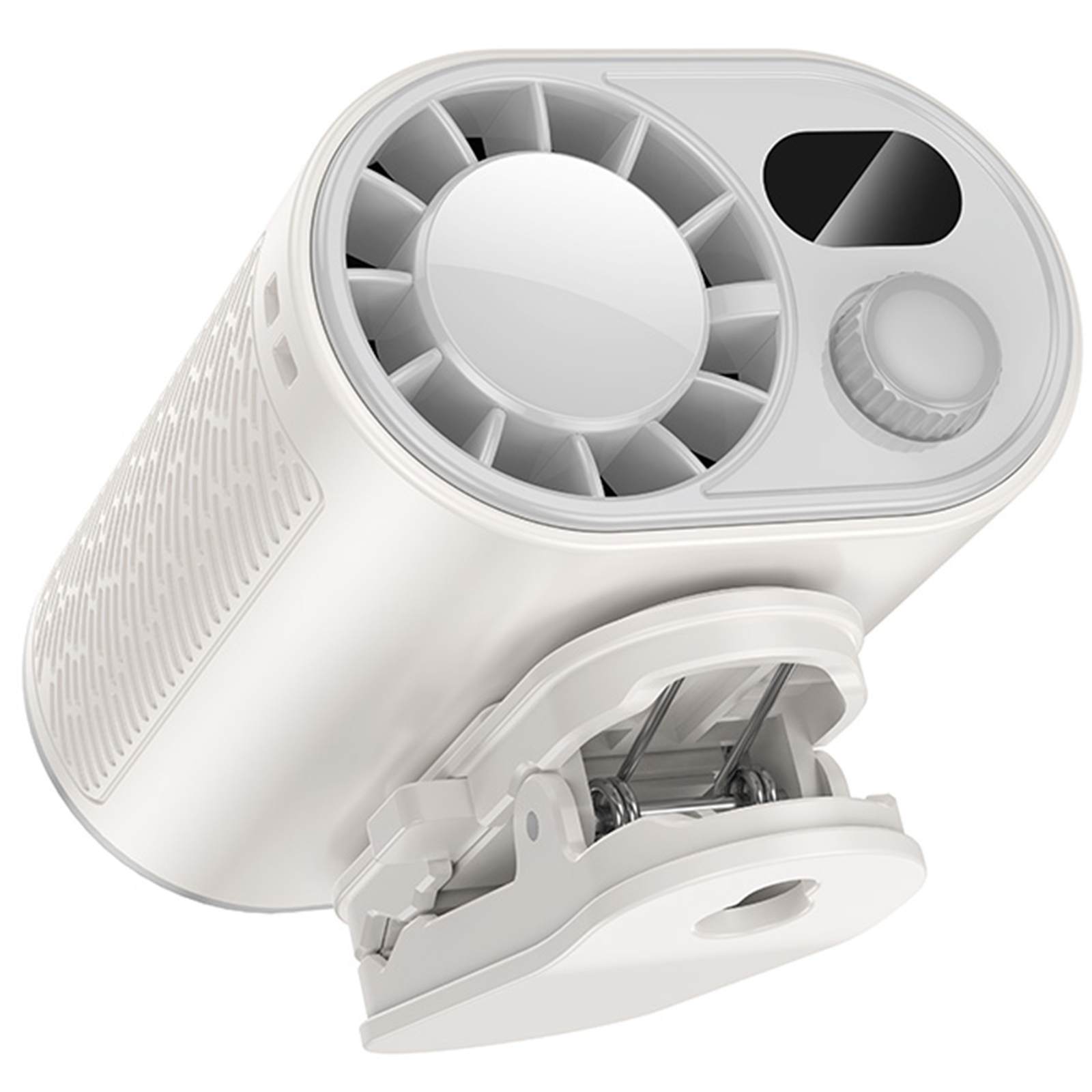 Портативный вентилятор Hoco HX609 handheld folding fan 3600 mAh, White 3, купить оптом с доставкой