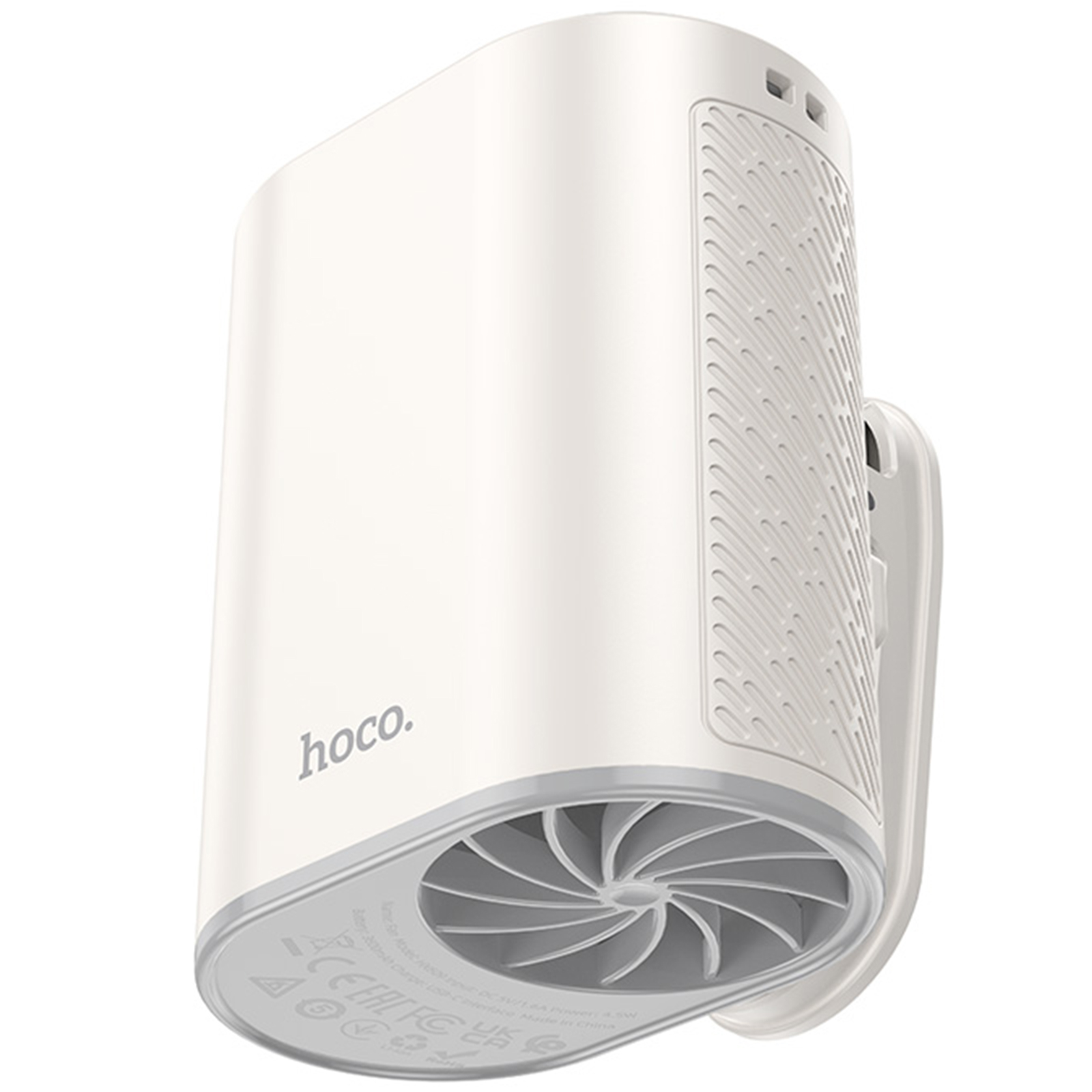 Портативный вентилятор Hoco HX609 handheld folding fan 3600 mAh, White 5, купить оптом с доставкой