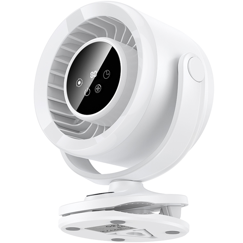Портативный вентилятор Hoco HX608 handheld folding fan 3600 mAh, White 2, купить оптом с доставкой