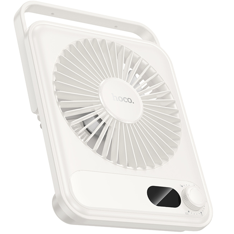 Портативный вентилятор Hoco HX607 handheld folding fan 2000 mAh на картинке №2