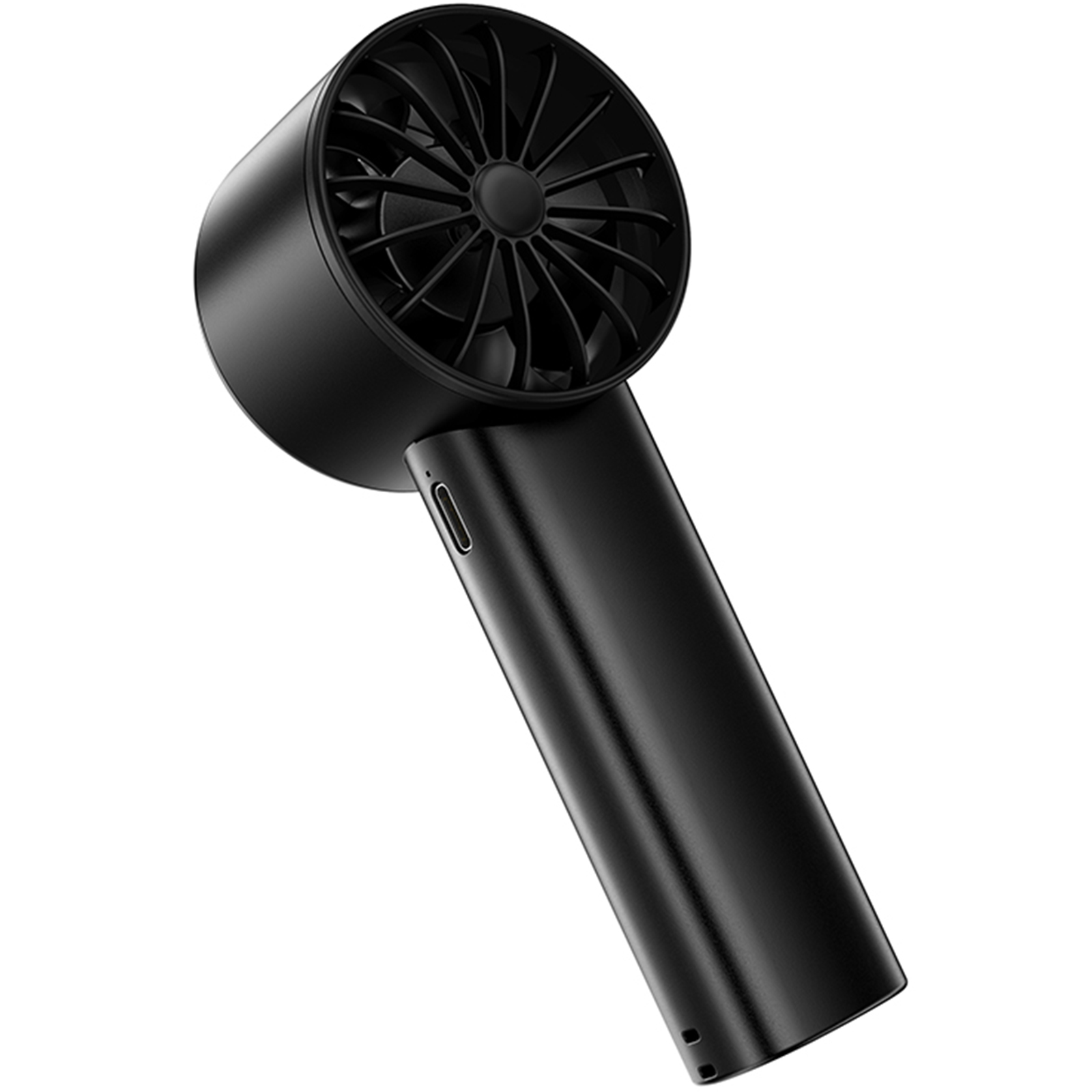 Портативный вентилятор Hoco HX600 handheld folding fan 1200 mAh, Black 2, купить оптом с доставкой