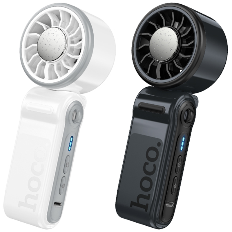 Портативный вентилятор Hoco HX604 handheld folding fan 3000 mAh, купить оптом с доставкой