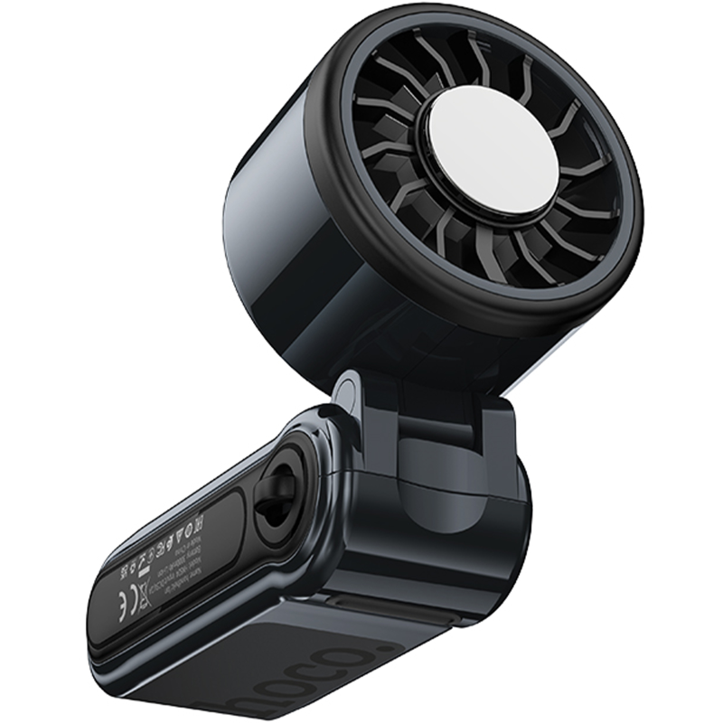 Портативный вентилятор Hoco HX604 handheld folding fan 3000 mAh, Navy Blue 2, купить оптом с доставкой