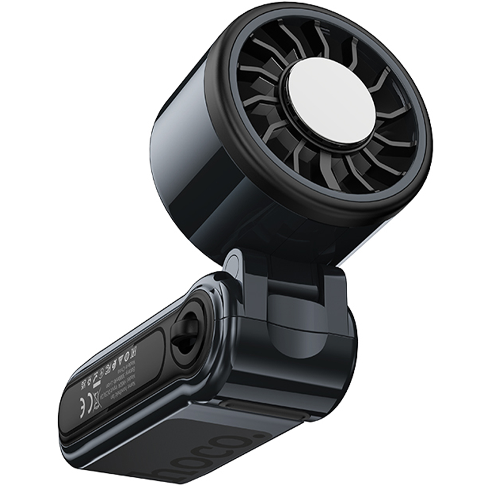 Портативный вентилятор Hoco HX604 handheld folding fan 3000 mAh, Navy Blue 2, купить оптом с доставкой
