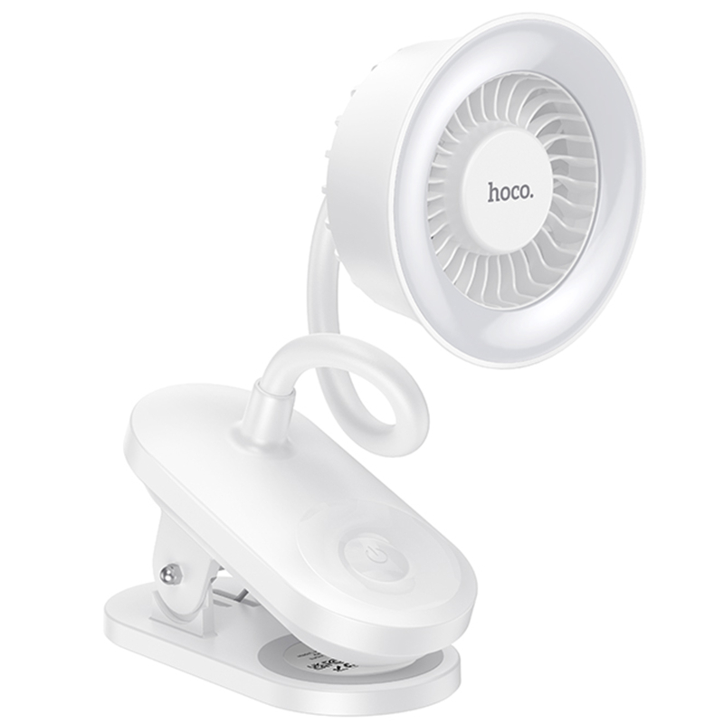 Портативный вентилятор Hoco HX610 handheld folding fan 1800 mAh на картинке №3