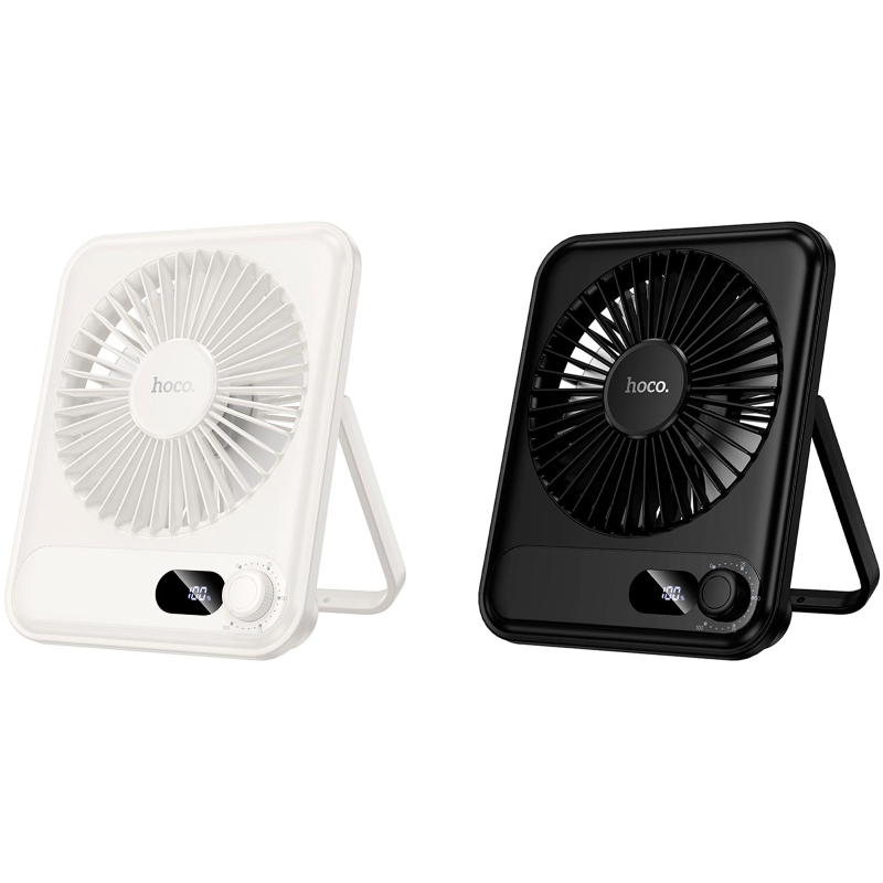 Уценка Портативный вентилятор Hoco HX607 handheld folding fan 2000 mAh, купить оптом с доставкой