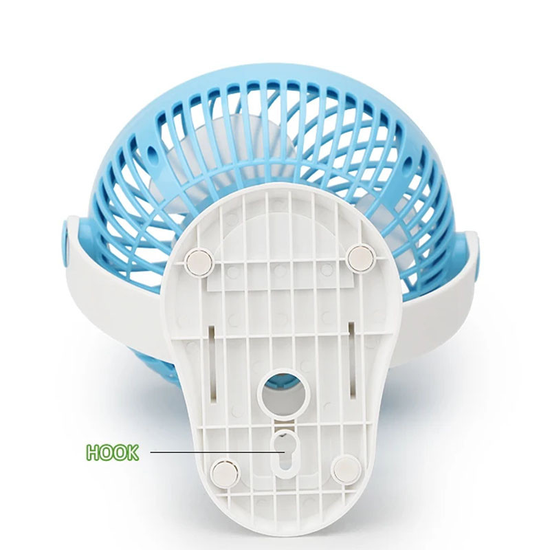 Портативный вентилятор Rechargeable mini fan WD-225C 1200mAh смотреть фото №4