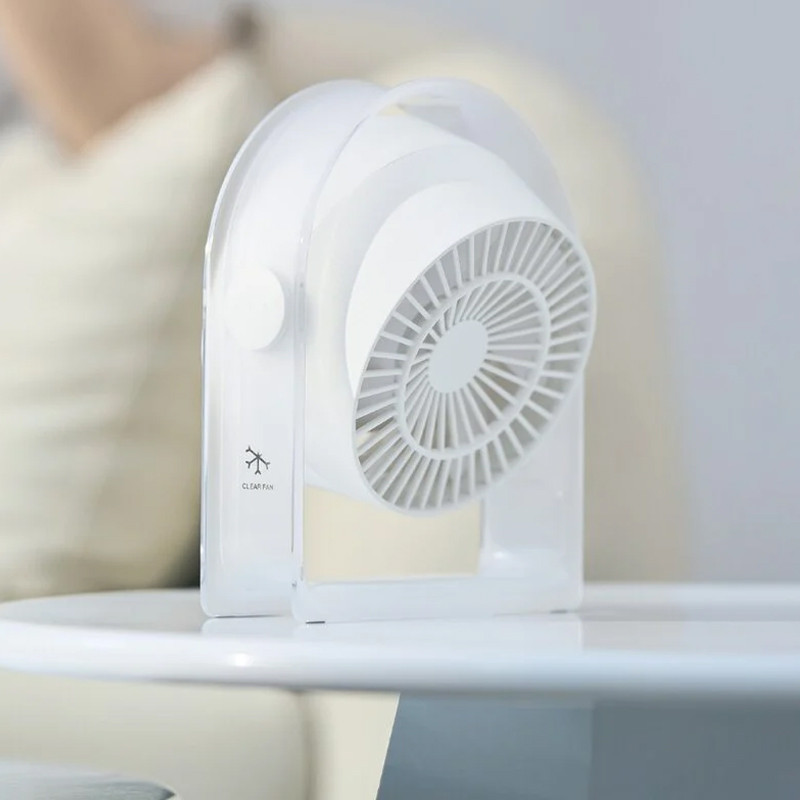 Портативный вентилятор WIWU WI-FS07 Snow desktop fan на картинке №2