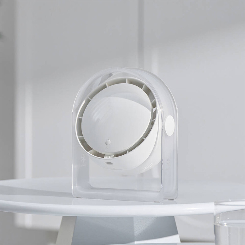 Портативный вентилятор WIWU WI-FS07 Snow desktop fan на картинке №7