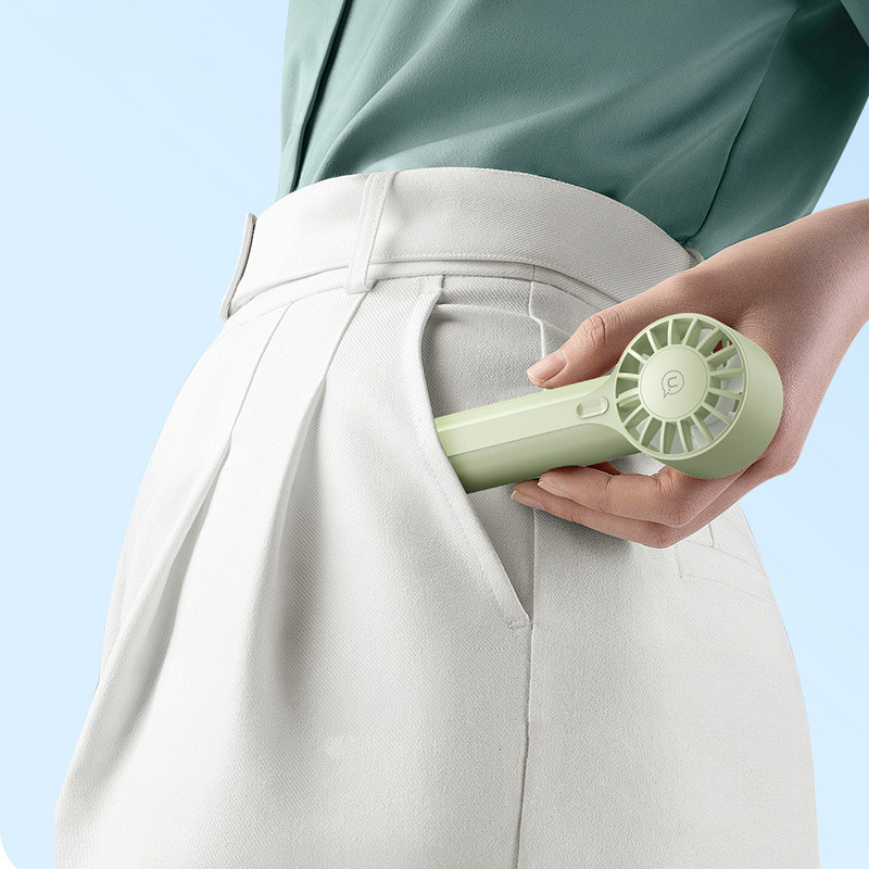 Портативный вентилятор Usams ZB288 Handheld mini fan 1200 mAh на картинке №7
