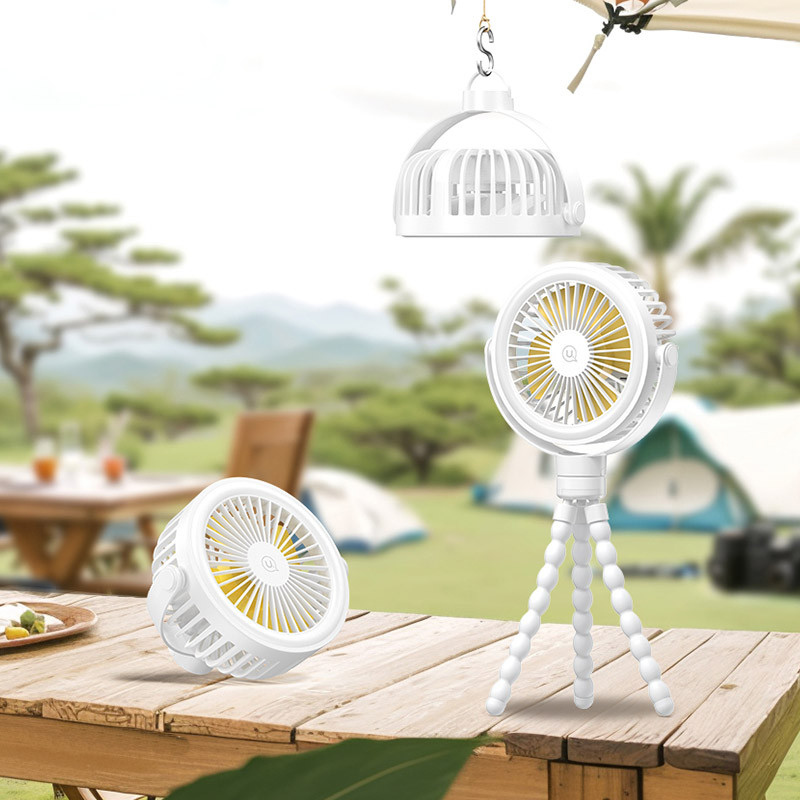 Портативный вентилятор Usams ZB289 Baby Stroller fan 2000mAh на картинке №4