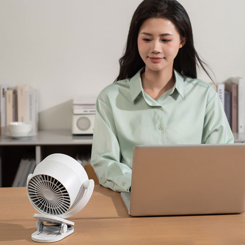 Настільний вентилятор F7 з затискачем 4000mAh на малюнкі №3