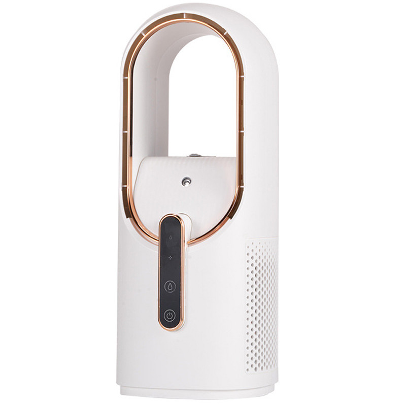 Настільний вентилятор F6 2in1 з зволожувачем повітря 2200mAh на малюнкі №1