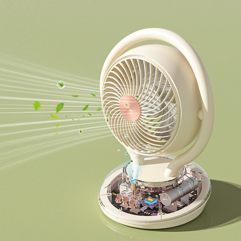 Настільний вентилятор F12 з негативною іонізацією 6000mAh на малюнкі №3