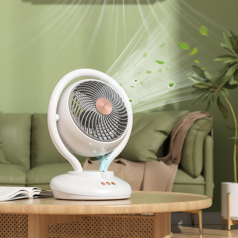 Настільний вентилятор F12 з негативною іонізацією 6000mAh на малюнкі №4