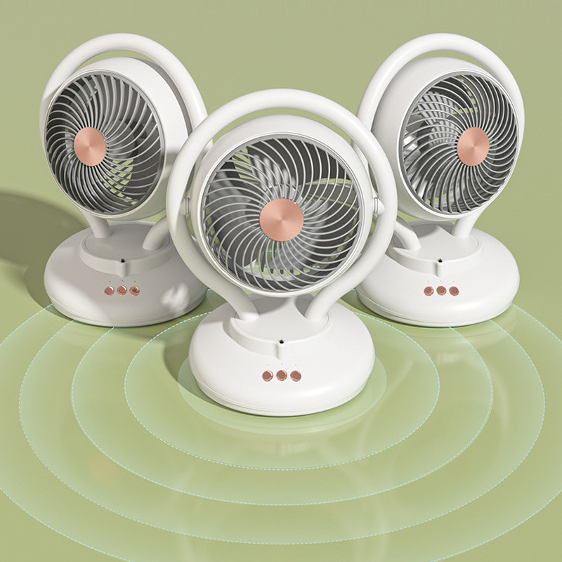 Настільний вентилятор F12 з негативною іонізацією 6000mAh на малюнкі №5