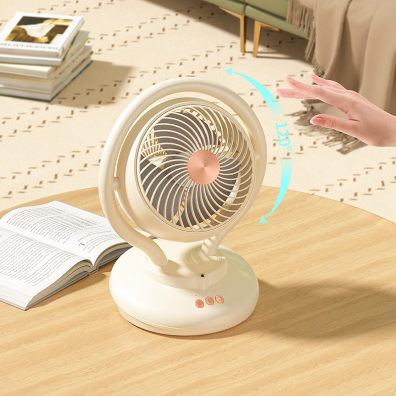 Настільний вентилятор F12 з негативною іонізацією 6000mAh на малюнкі №6