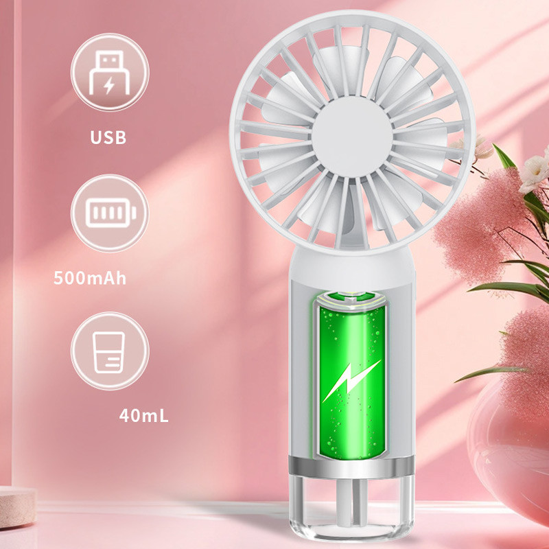 Портативный вентилятор SL610 с водяным охлаждением 500mAh на картинке №3