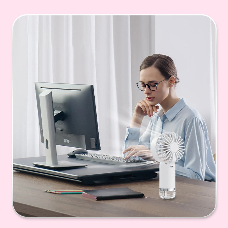 Портативный вентилятор SL610 с водяным охлаждением 500mAh на картинке №6