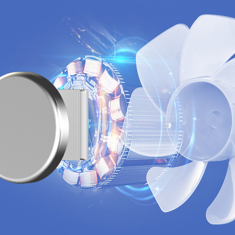 Портативный вентилятор SQT-BF2 с карабином 1800mAh на картинке №3