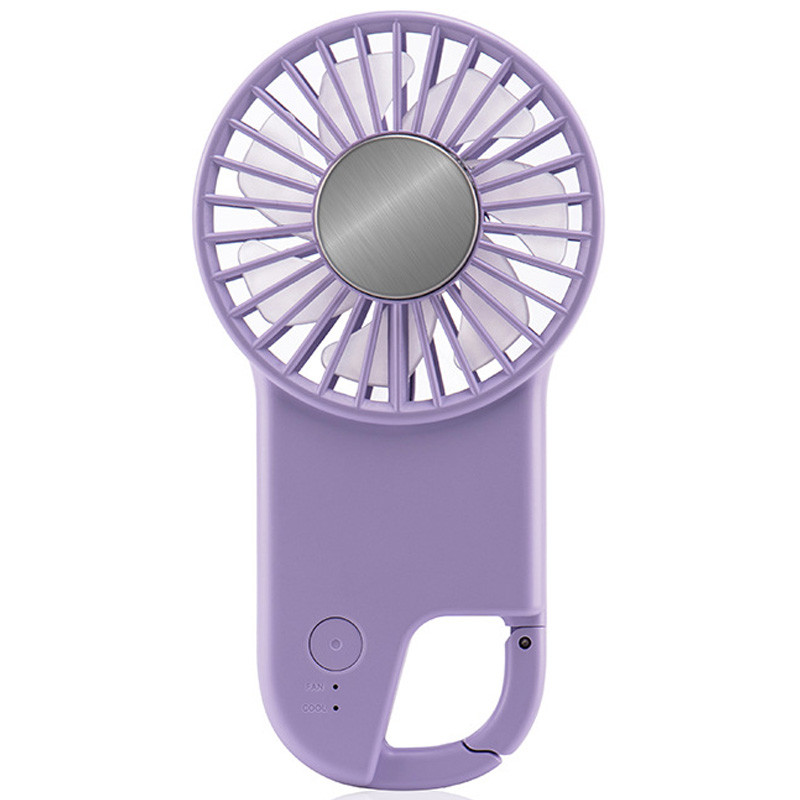 Портативный вентилятор SQT-BF2 с карабином 1800mAh на картинке №1