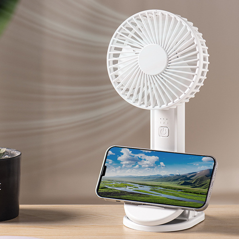 Портативный вентилятор K37 с зажимом 2000mAh на картинке №5