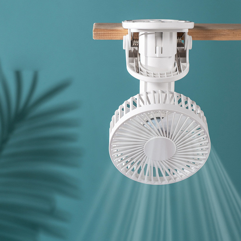 Портативный вентилятор K37 с зажимом 2000mAh на картинке №6