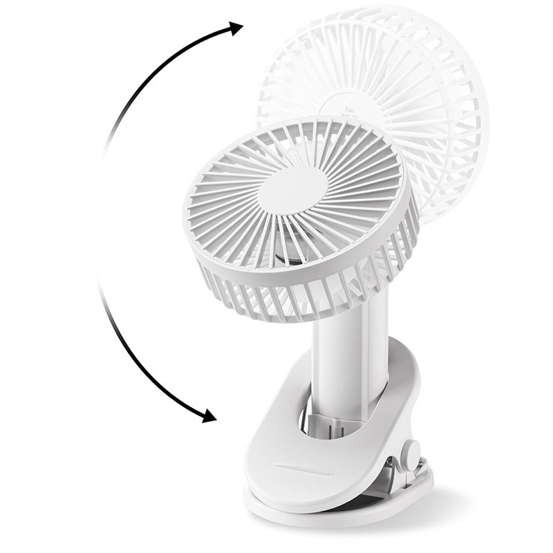 Портативный вентилятор K37 с зажимом 2000mAh на картинке №7
