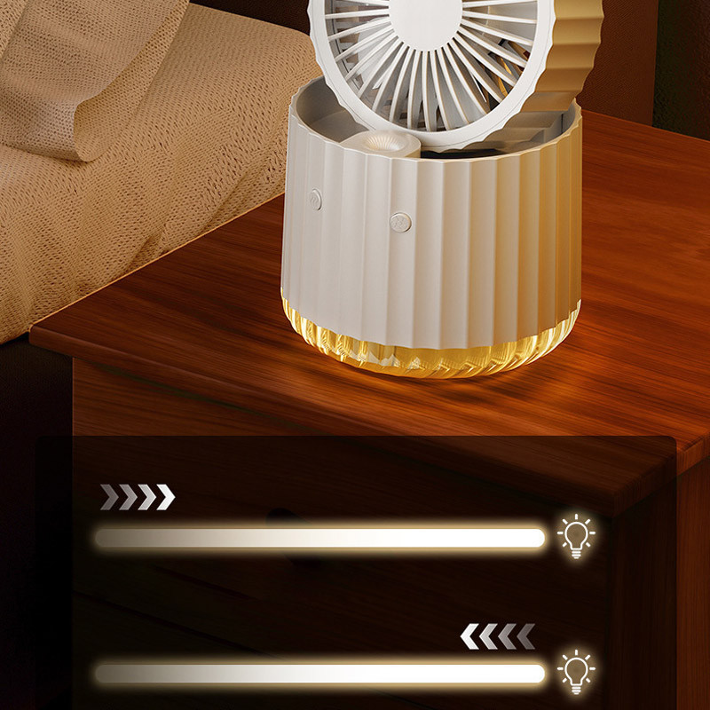 Настільний вентилятор Rapid Cooling 3in1 з водяним охолодженням і підсвічуванням 1200 mAh на малюнкі №7