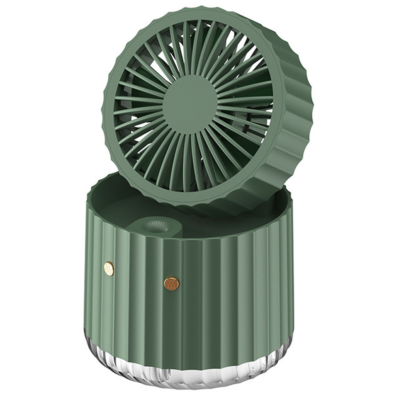 Настільний вентилятор Rapid Cooling 3in1 з водяним охолодженням і підсвічуванням 1200 mAh на малюнкі №1