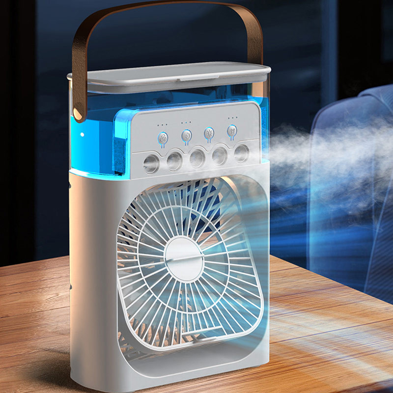 Настільний вентилятор Spray Fan-B 2in1 з регулюванням кута нахилу і водяним охолодженням на малюнкі №2