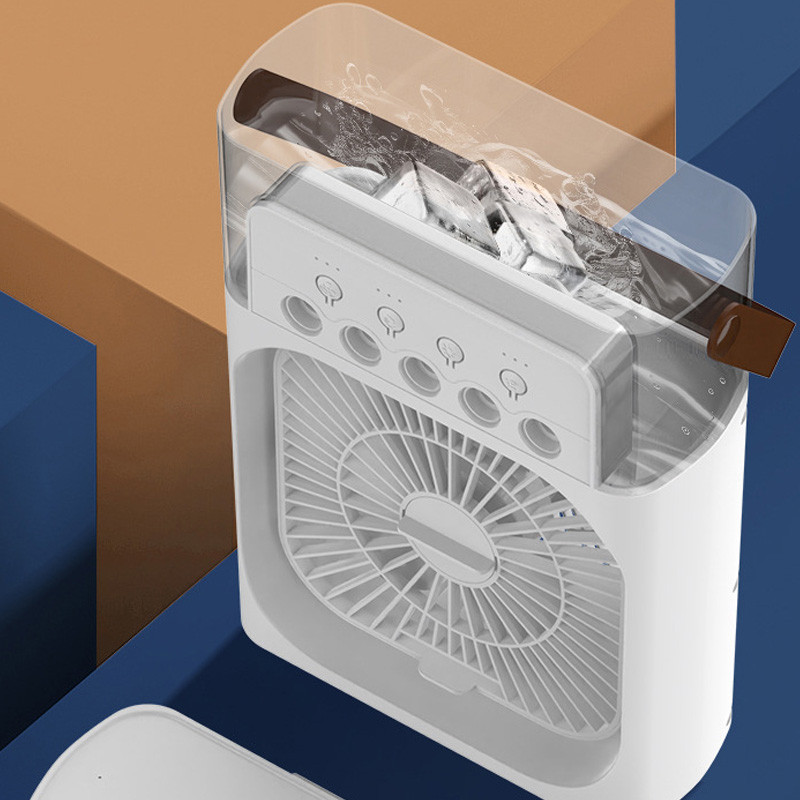 Настільний вентилятор Spray Fan-B 2in1 з регулюванням кута нахилу і водяним охолодженням на малюнкі №7