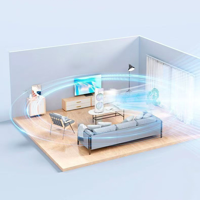 Настільний подвійний вентилятор Spray Fan 2in1 з водяним охолодженням 4000 mAh на малюнкі №4