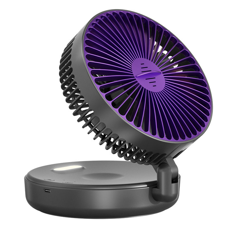 Портативный вентилятор Folding Light Fan 3in1 5000mAh на картинке №1