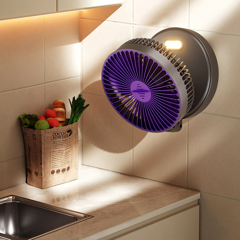 Портативный вентилятор Folding Light Fan 3in1 5000mAh на картинке №3