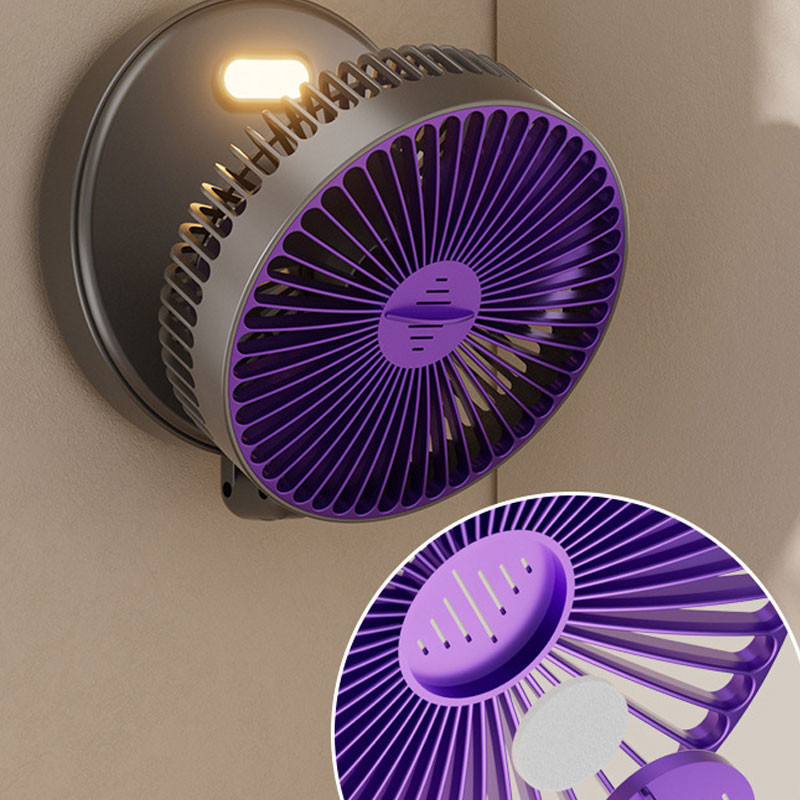 Портативный вентилятор Folding Light Fan 3in1 5000mAh на картинке №4