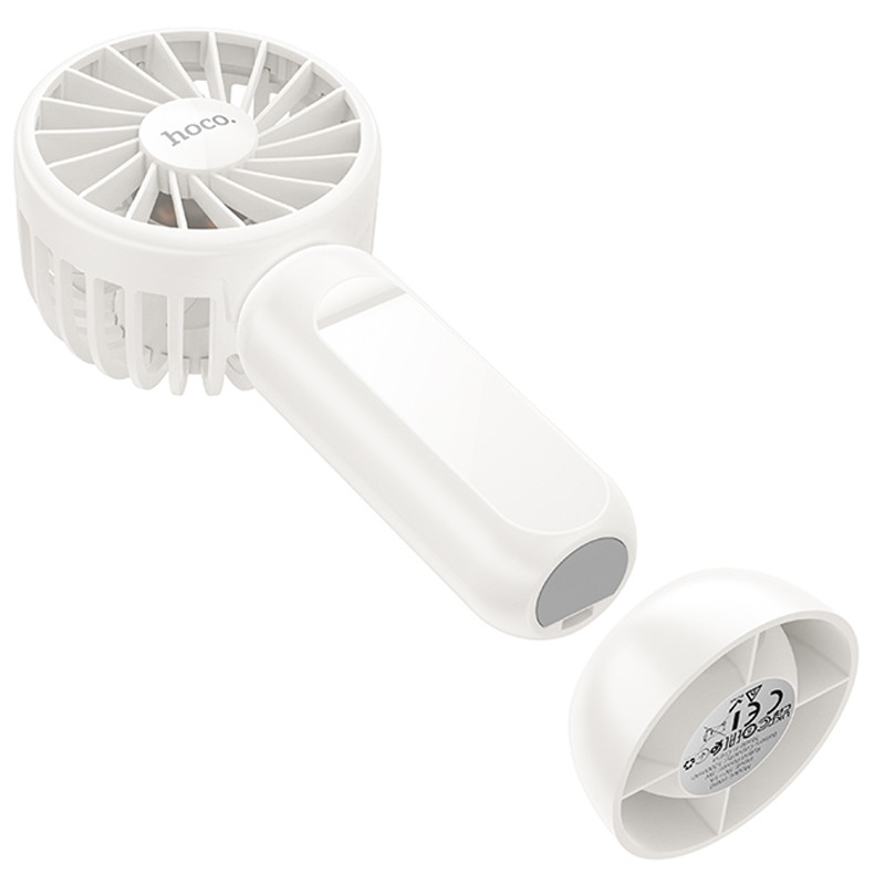 Портативный вентилятор Hoco HX60 Nimble portable handheld fan 1200 mAh на картинке №4