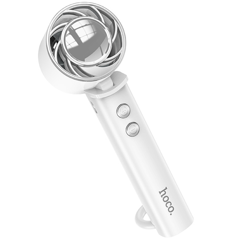 Портативный вентилятор Hoco HX61 Exquisite handheld folding fan 1200 mAh на картинке №1