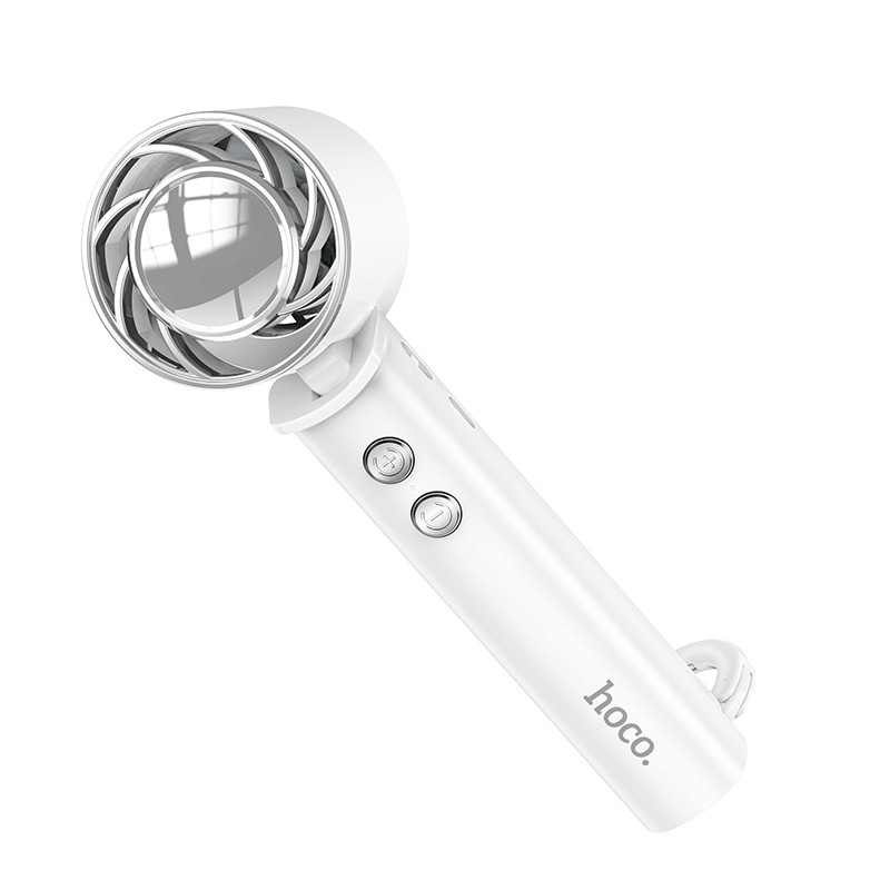 Портативный вентилятор Hoco HX61 Exquisite handheld folding fan 1200 mAh на картинке №3
