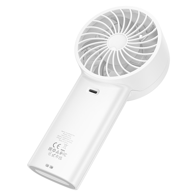 Портативный вентилятор Hoco HX62 Endless handheld fan 6000 mAh на картинке №7