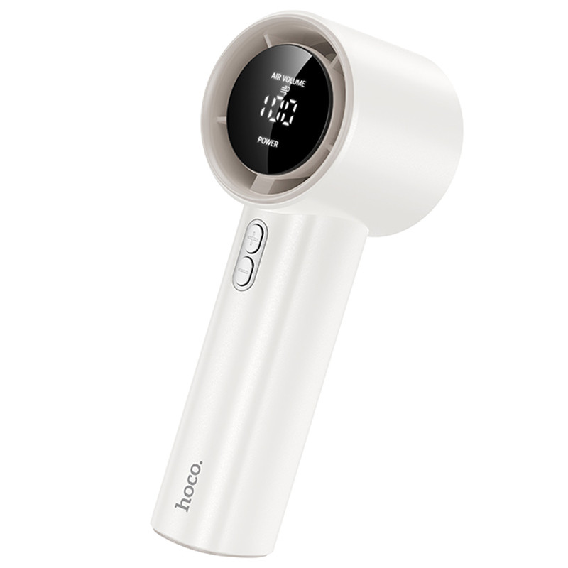 Портативный вентилятор Hoco HX64 Hurricane high speed handheld fan 3600 mAh на картинке №1