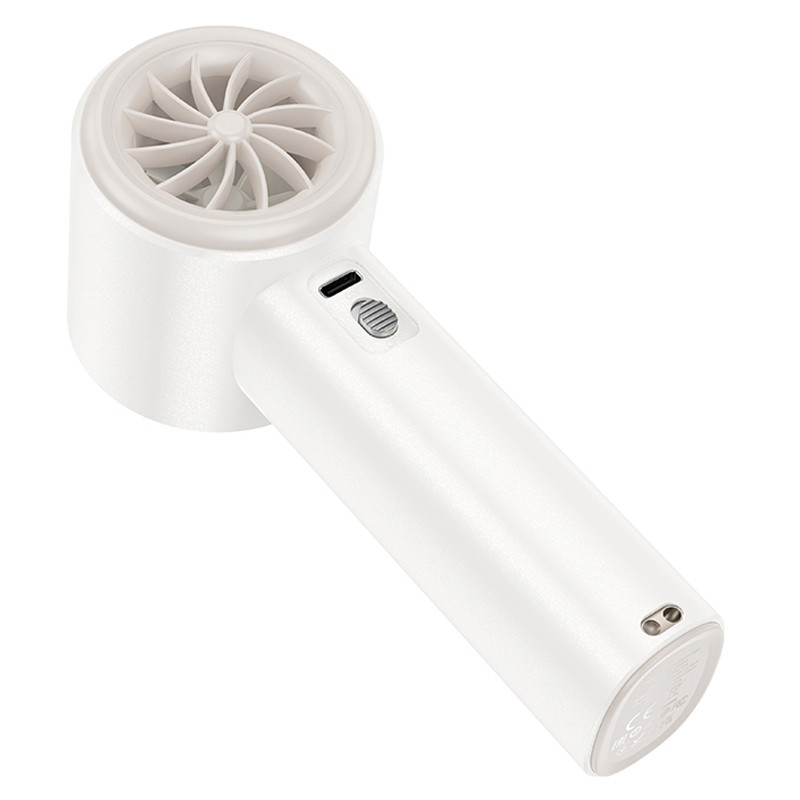 Портативный вентилятор Hoco HX64 Hurricane high speed handheld fan 3600 mAh на картинке №7