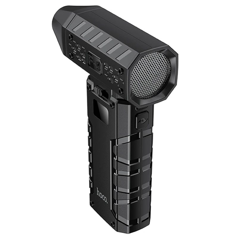 Портативний турбовентилятор Hoco HX67 Force fan, Black 4, купити оптом з доставкою
