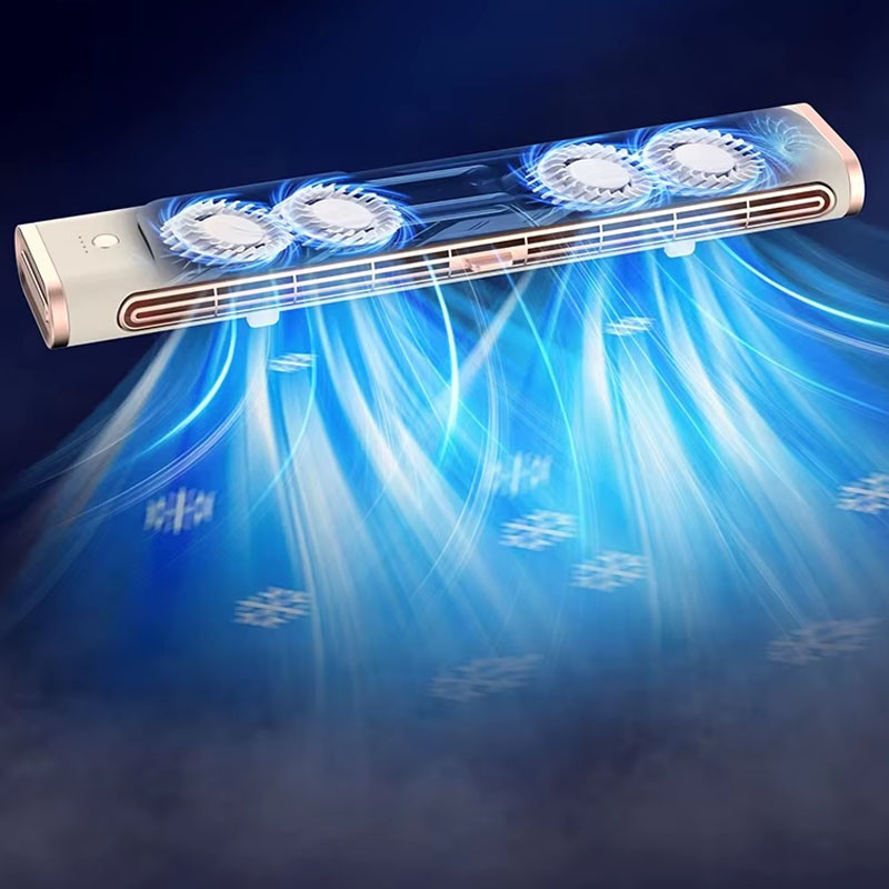 Настільний вентилятор F3 Tower Fan 3 speeds with battery 1200 mAh на малюнкі №3