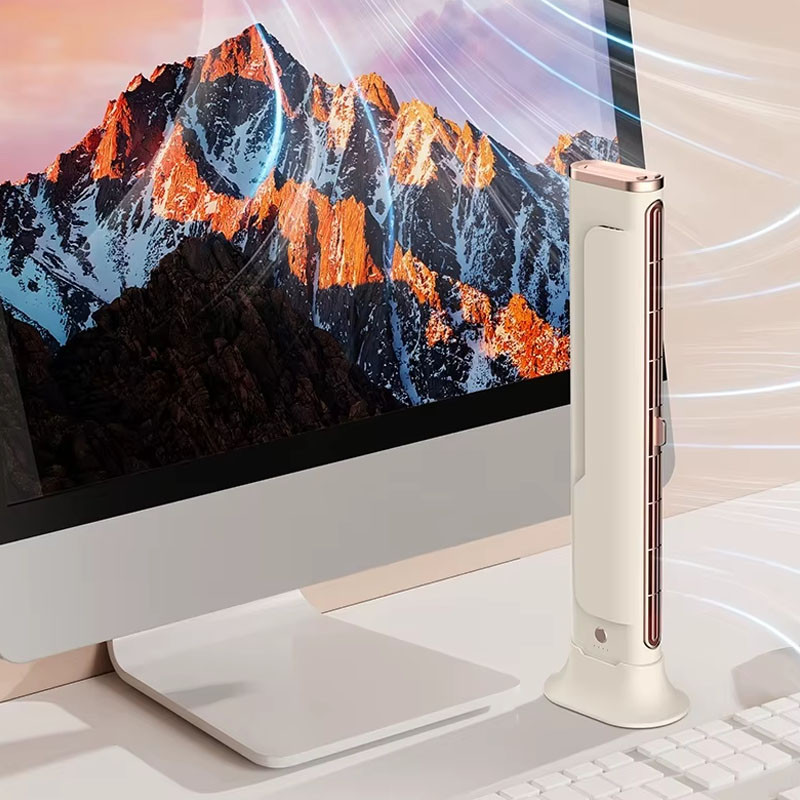 Настільний вентилятор F3 Tower Fan 3 speeds with battery 1200 mAh на малюнкі №7