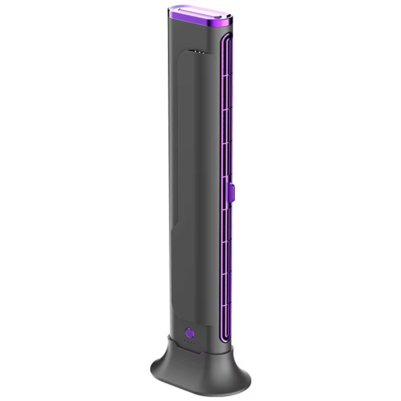 Настільний вентилятор F3 Tower Fan 3 speeds with battery 1200 mAh на малюнкі №1