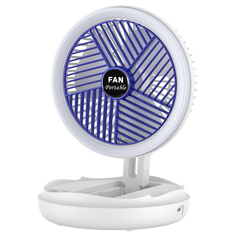 Настільний складний вентилятор Folding Fan 2in1 with Night Light на малюнкі №2